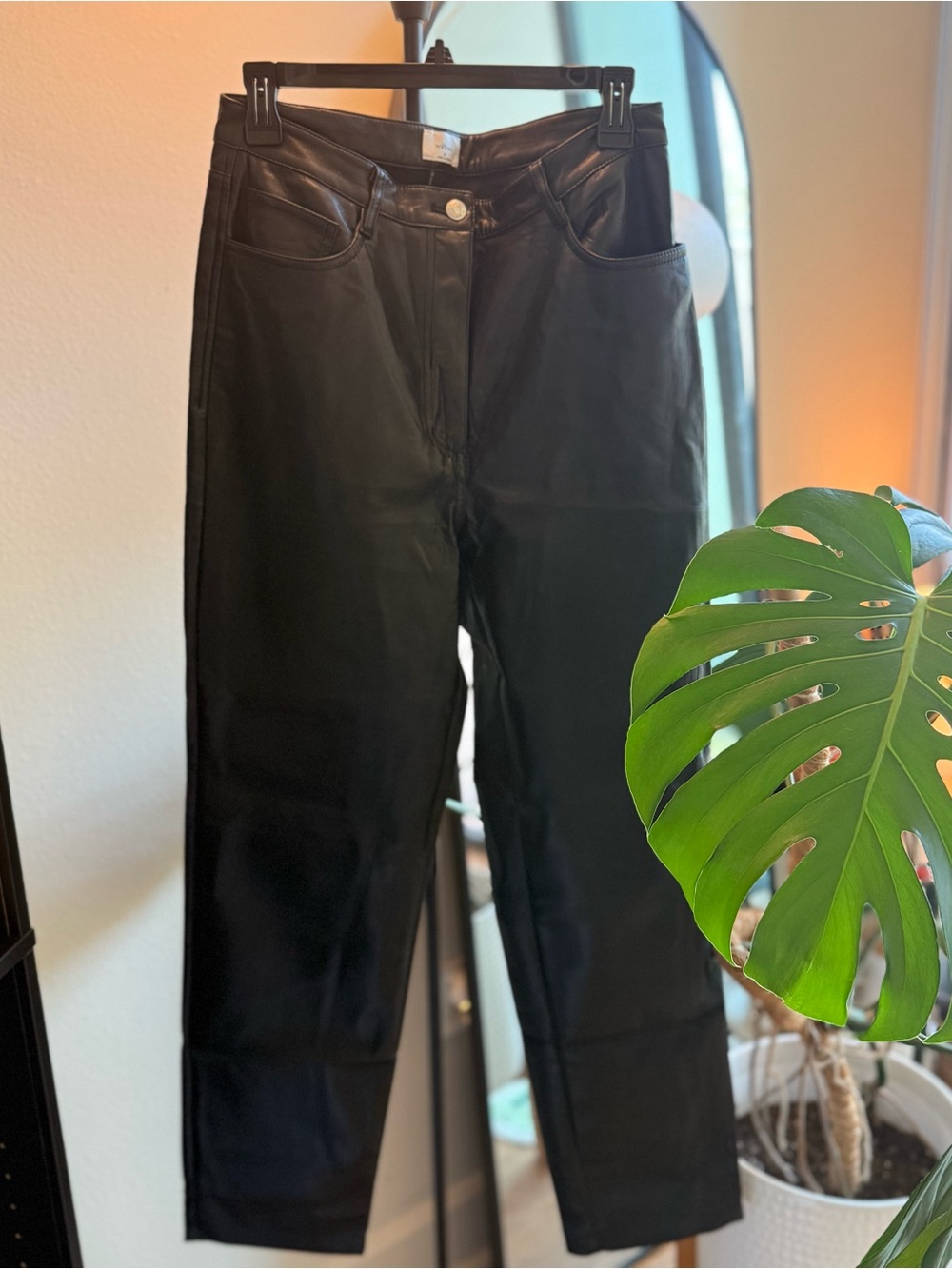 Wilfred Melina Straight Leg Vegan Leather Pants